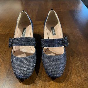 SJP by Sarah Jessica Parker Glitter Heels in Blue